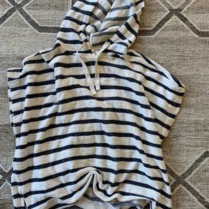 Lou & Grey for Loft Striped Hoodie xs/s